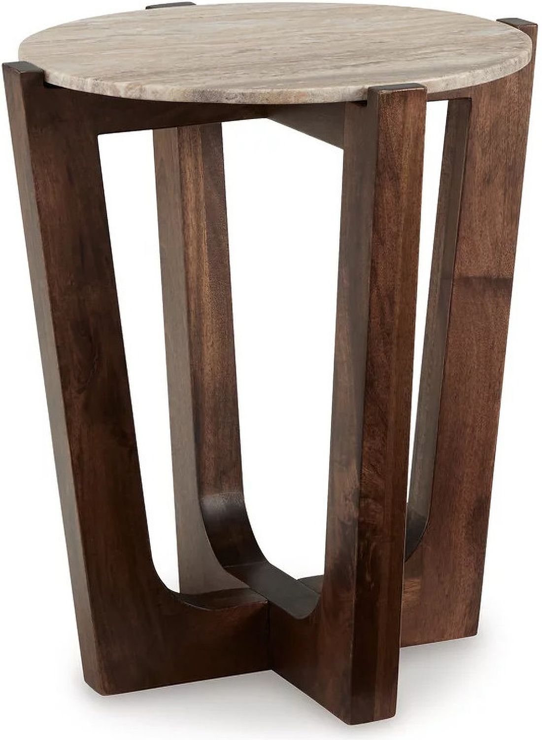Tanidore End Table In Warm Brown T6676