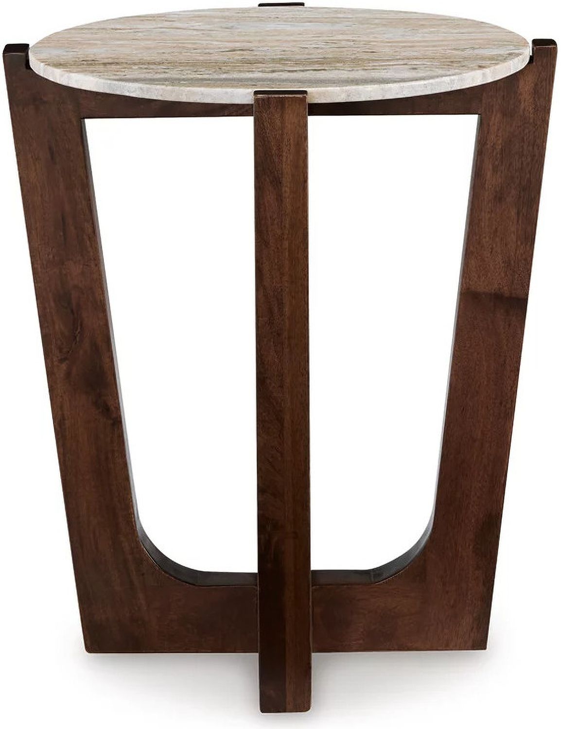 Tanidore End Table In Warm Brown T6676