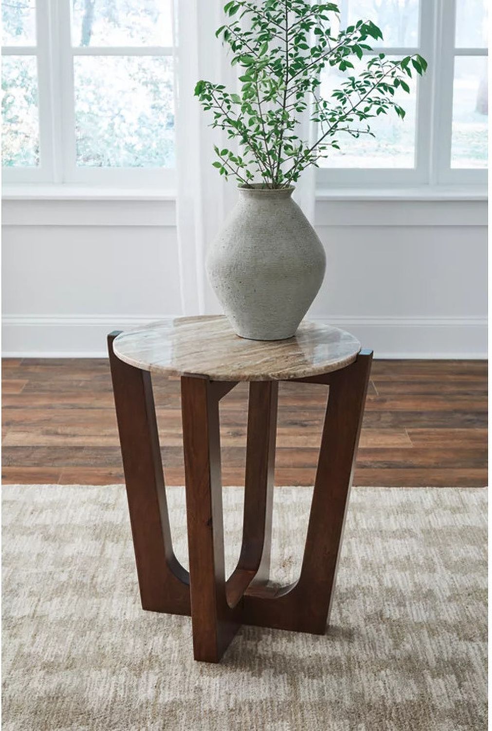 Tanidore End Table In Warm Brown T6676