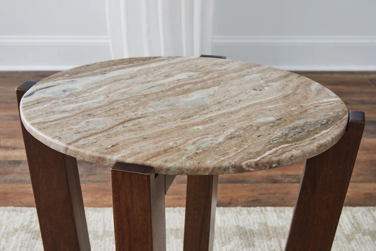 Tanidore End Table In Warm Brown T6676