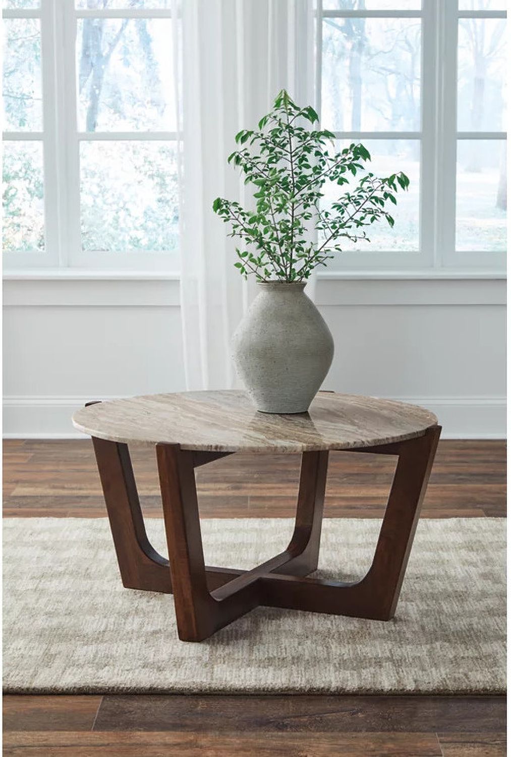 Tanidore Coffee Table In Warm Brown T6678