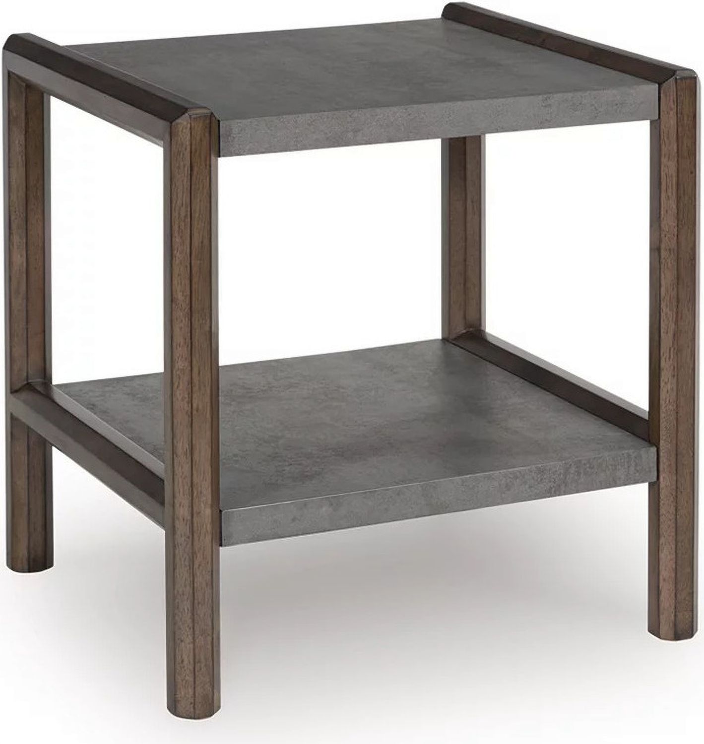 Kallenny End Table In Gray and Brown T6693