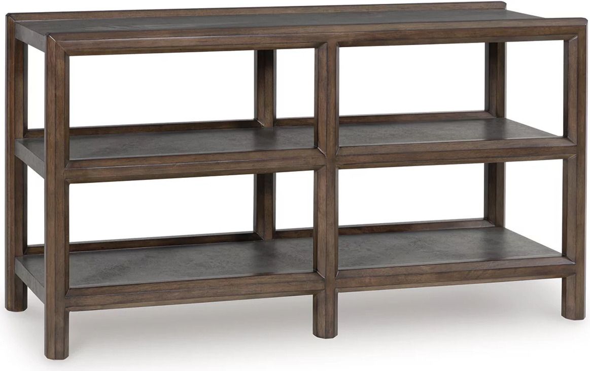 Kallenny Sofa Table In Gray and Brown T6694