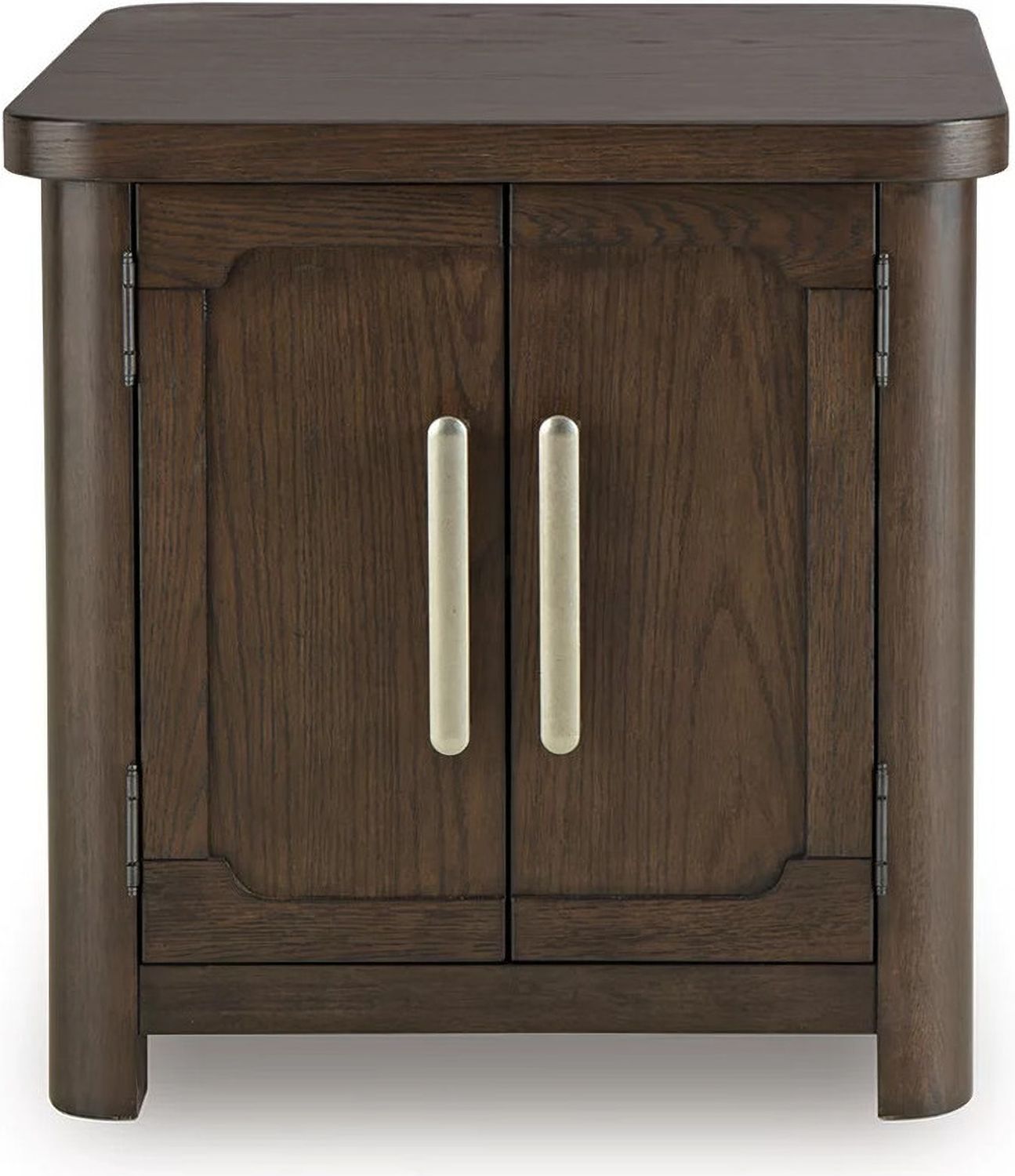 Breckington End Table In Dark Brown T6783