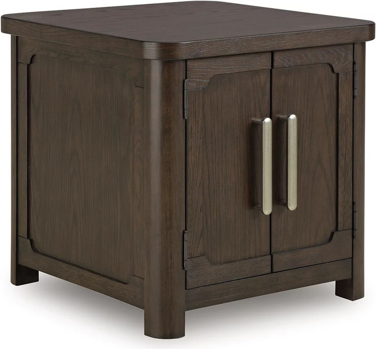 Breckington End Table In Dark Brown T6783