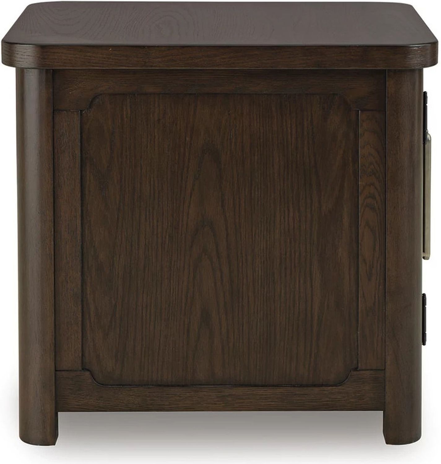 Breckington End Table In Dark Brown T6783