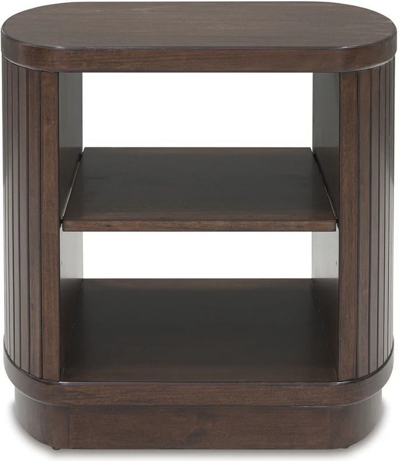 Korestone End Table In Dark Brown T6792