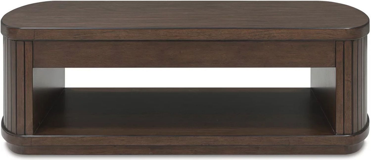 Korestone Lift-Top Coffee Table In Dark Brown T6799
