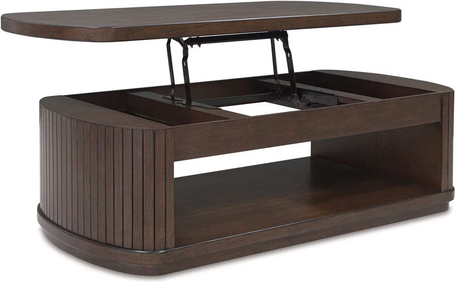 Korestone Lift-Top Coffee Table In Dark Brown T6799