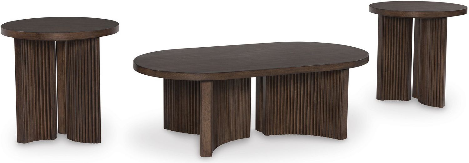 Korestone Coffee Table In Dark Brown T6890