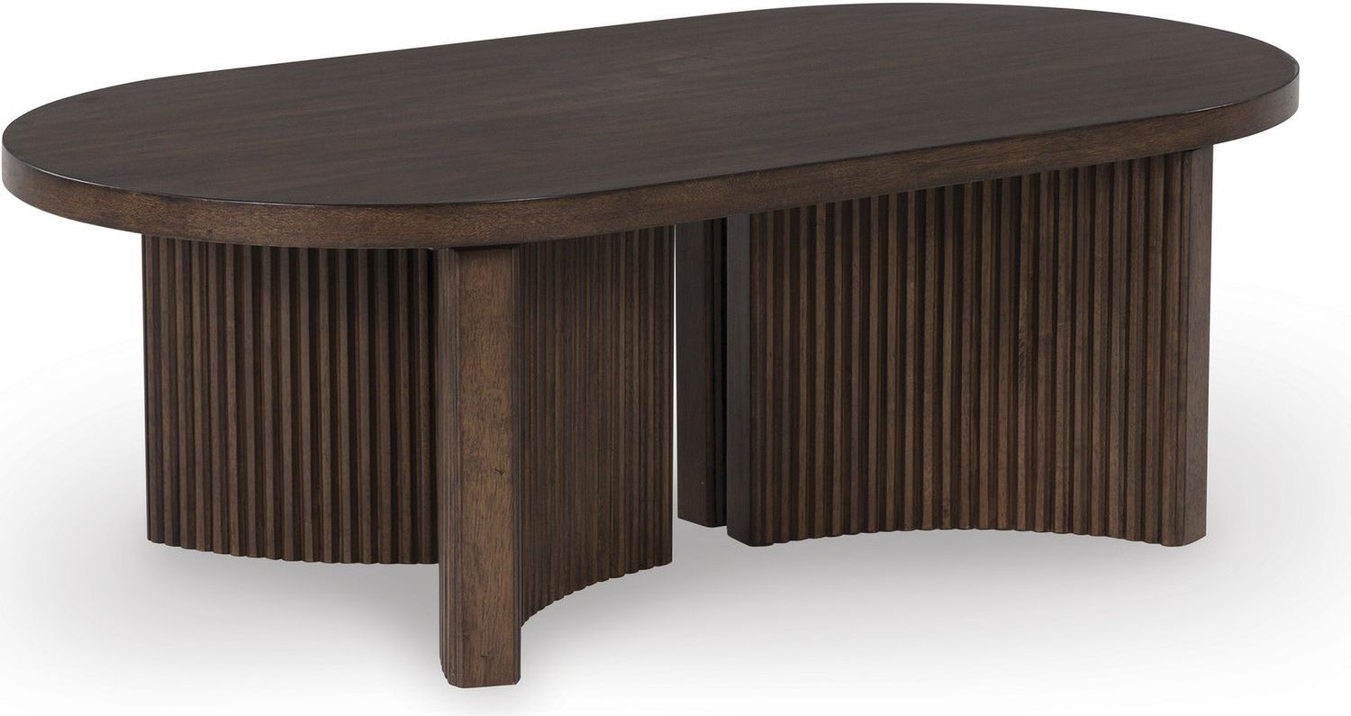 Korestone Occasional Table Set In Dark Brown T689T1