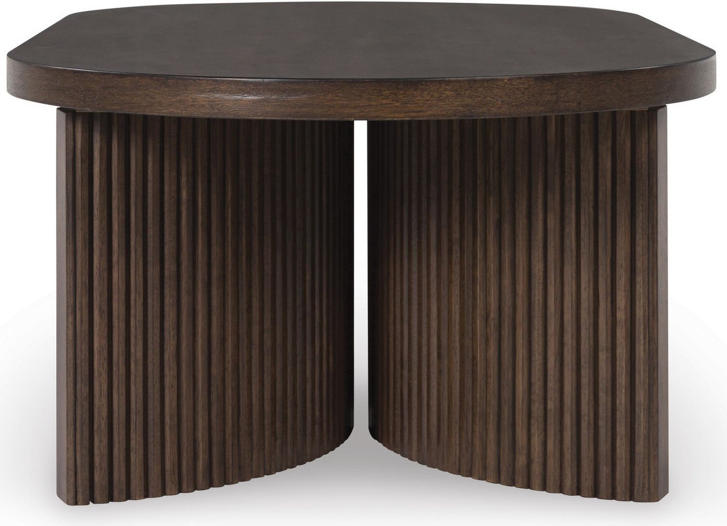 Korestone Occasional Table Set In Dark Brown T689T1