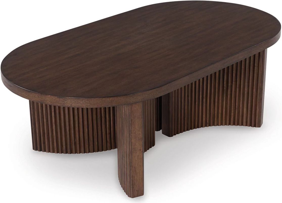 Korestone Occasional Table Set In Dark Brown T689T1