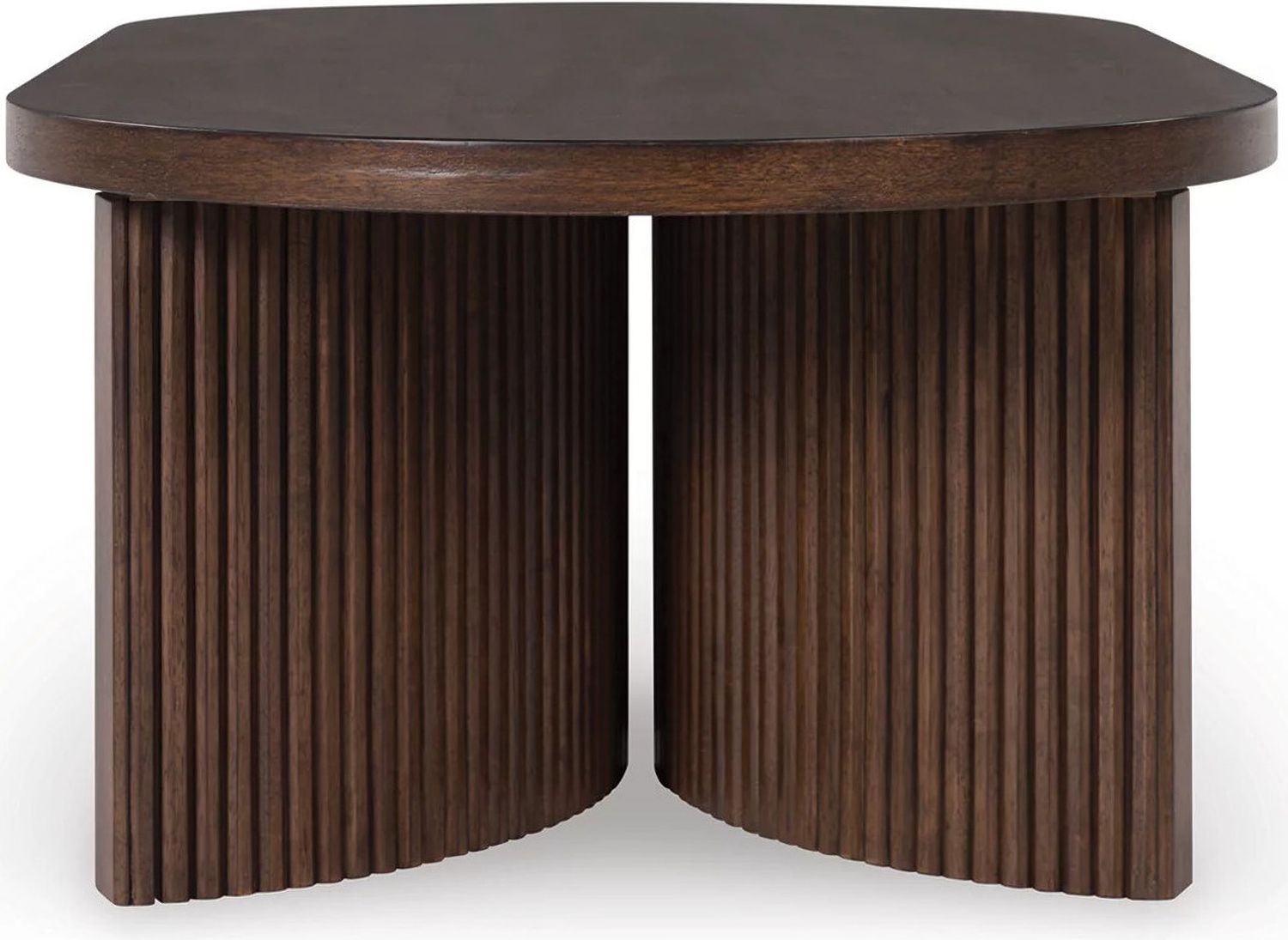 Korestone Occasional Table Set In Dark Brown T689T1