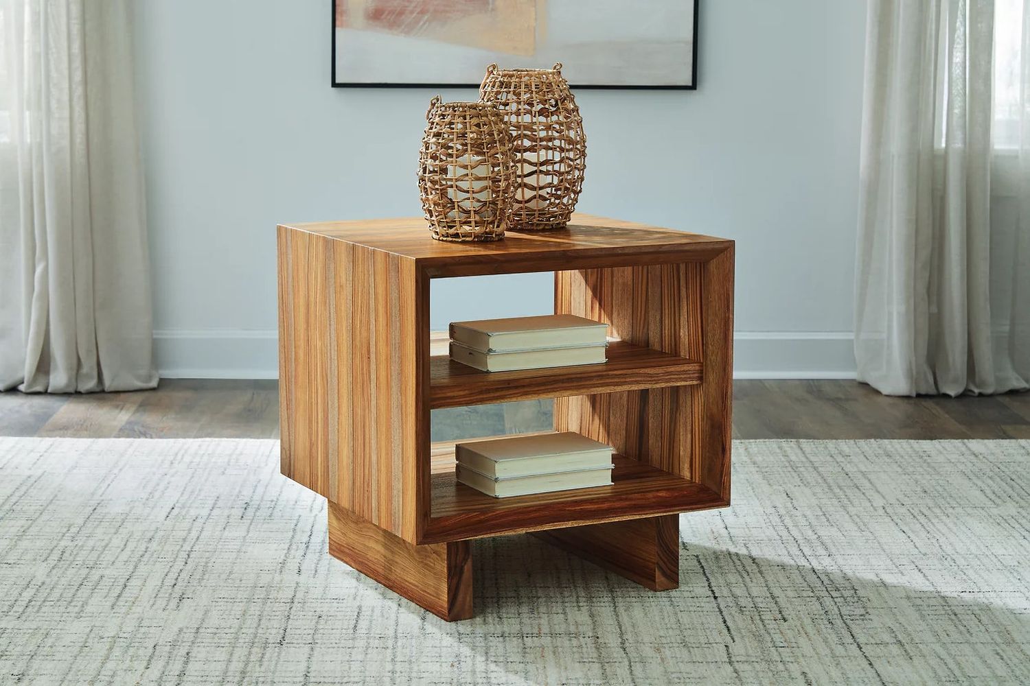 Dressonni End Table In Brown T6902