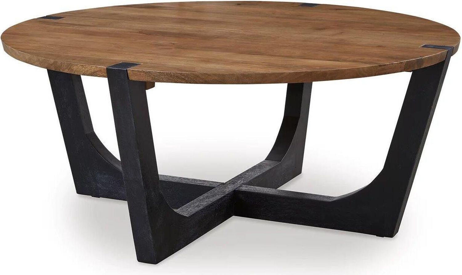 Hanneforth Coffee Table In Brown and Black T7268