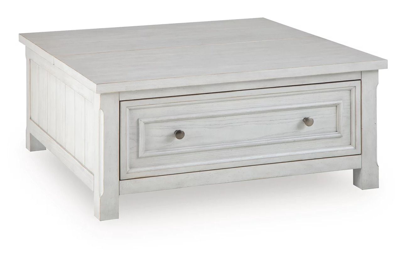 Robbinsdale Lift-Top Coffee Table In Antique White T72900