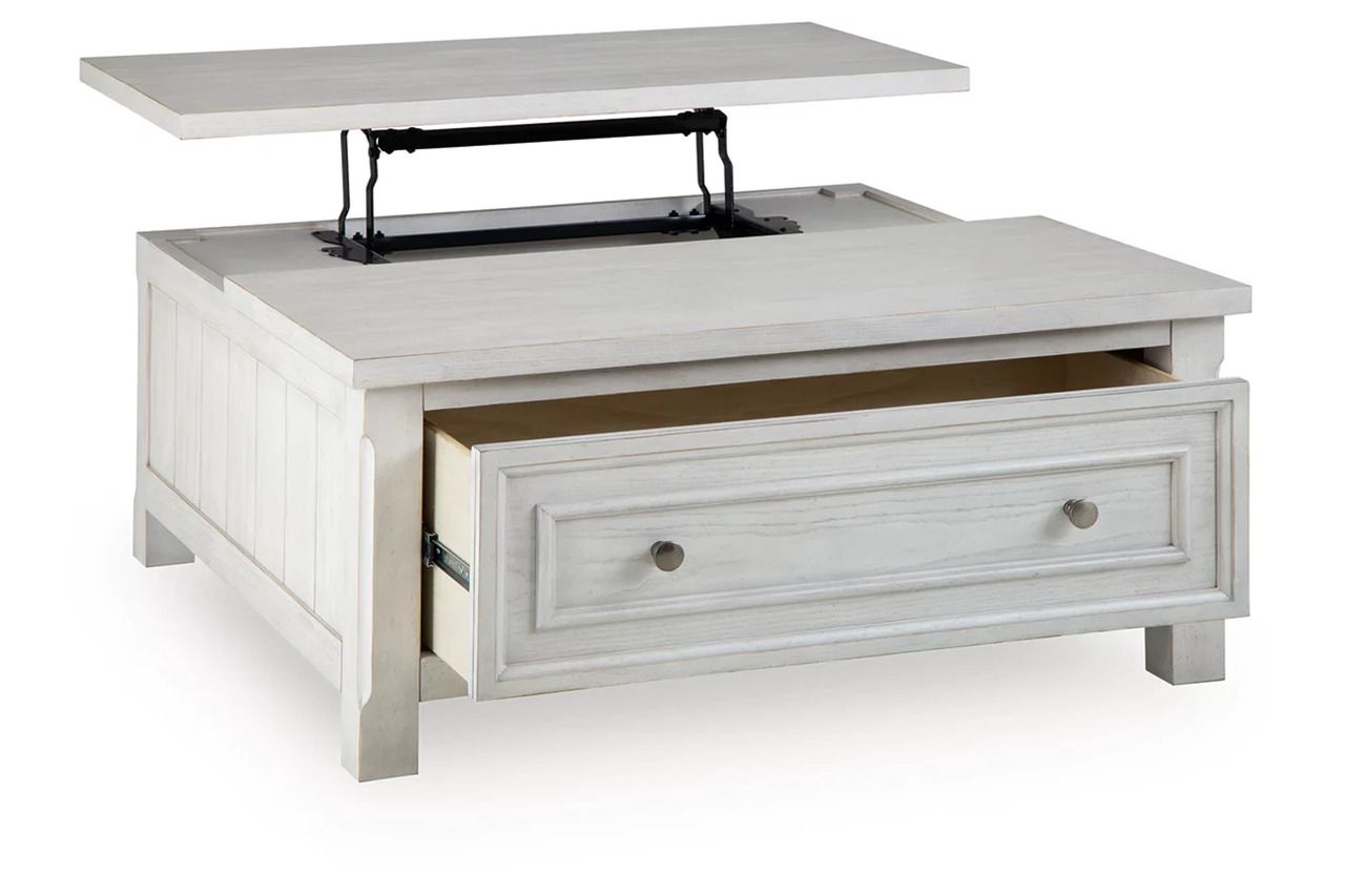 Robbinsdale Lift-Top Coffee Table In Antique White T72900