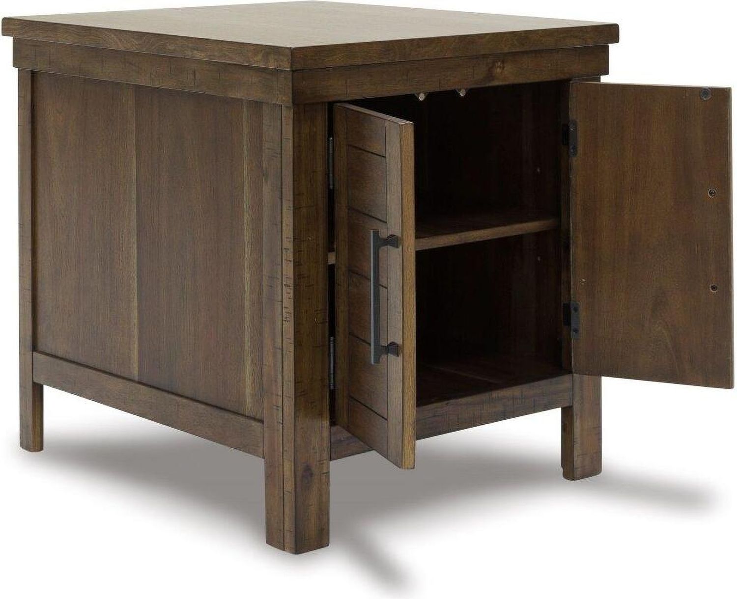 Moriville Grayish Brown Rectangular End Table T7313
