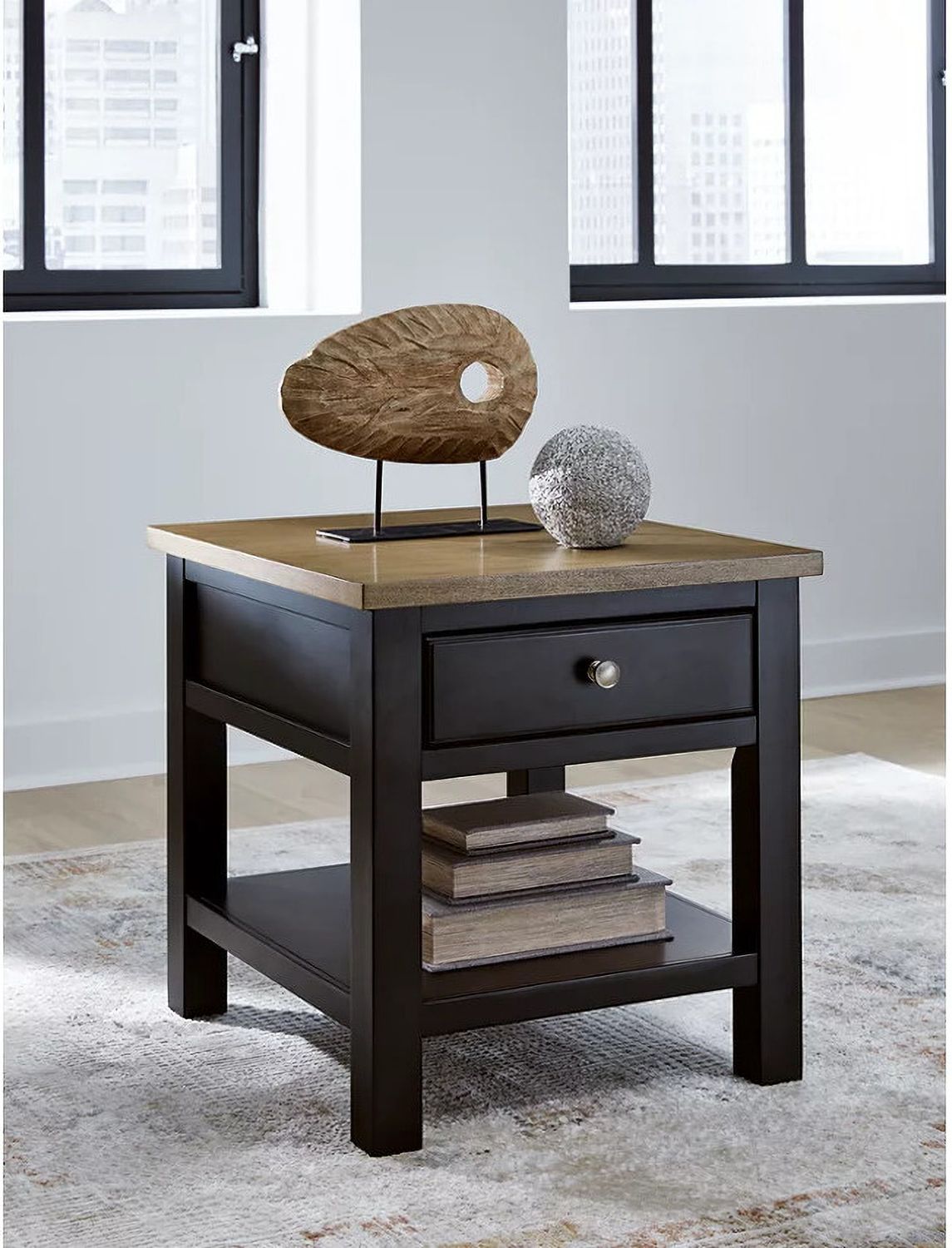 Drazmine End Table In Brown T7343