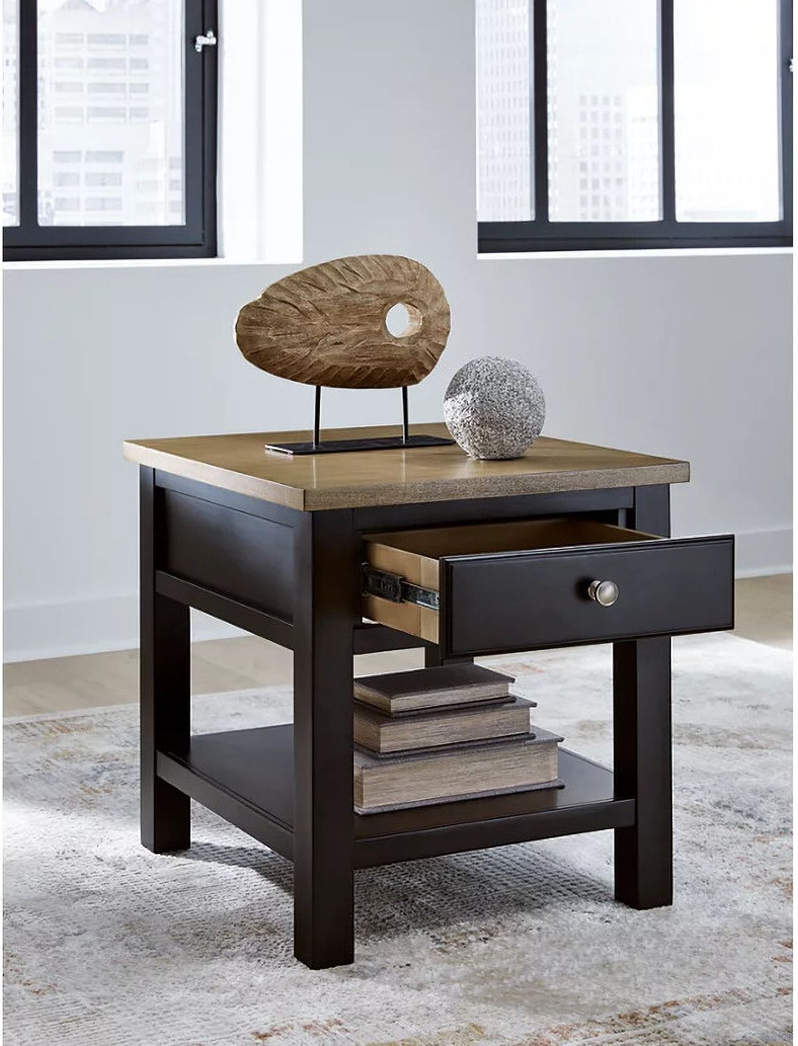Drazmine End Table In Brown T7343