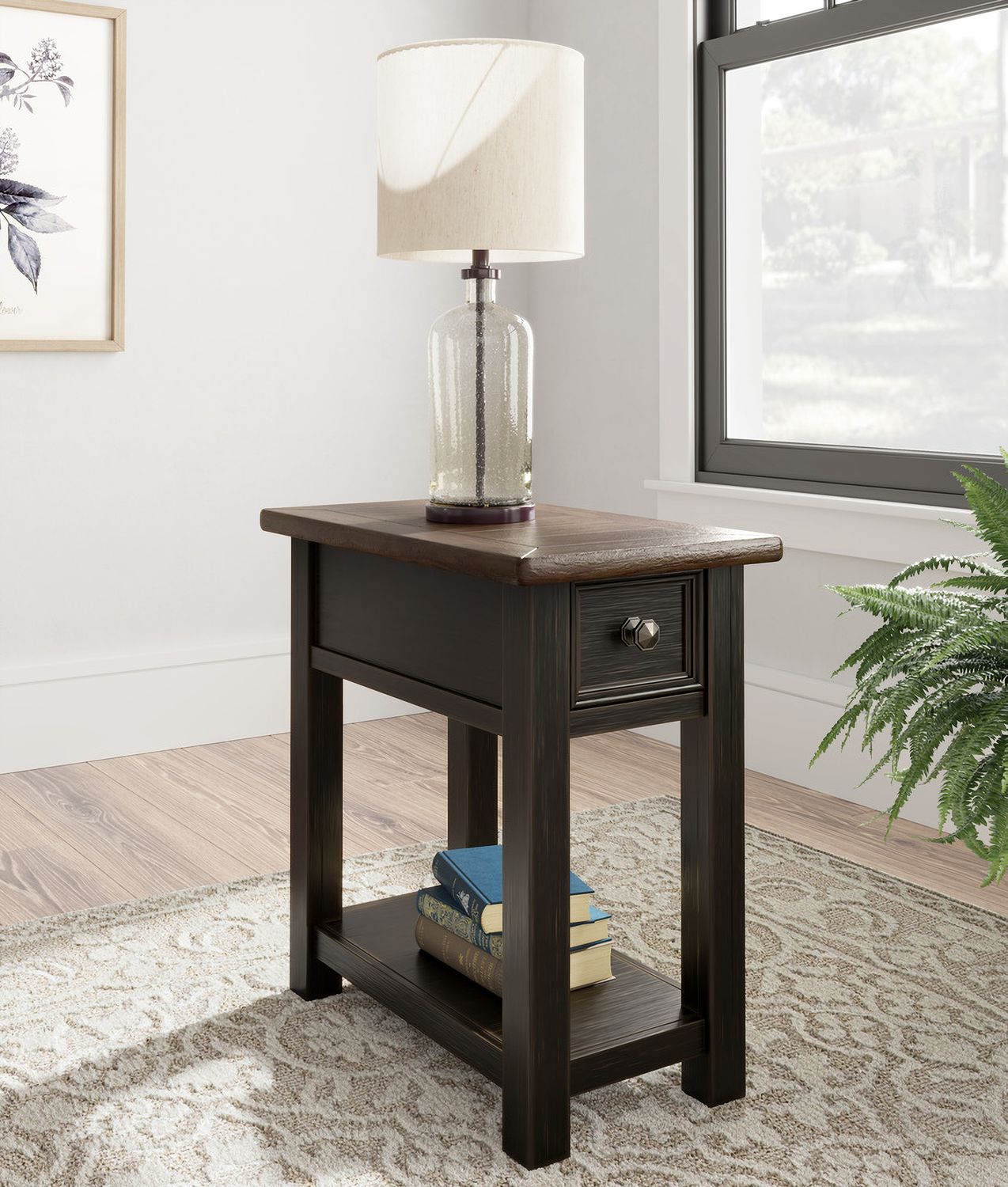 Tyler Creek Two-Tone Chair Side End Table T736107