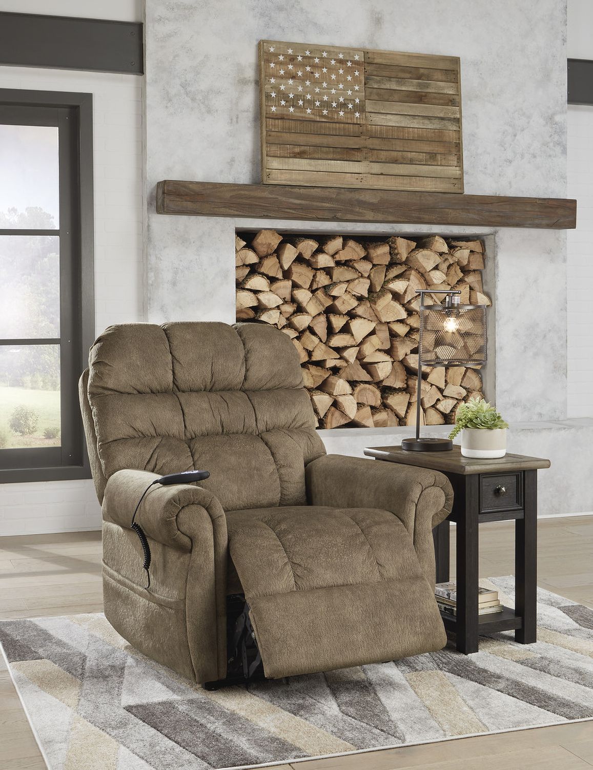 Tyler Creek Two-Tone Chair Side End Table T736107