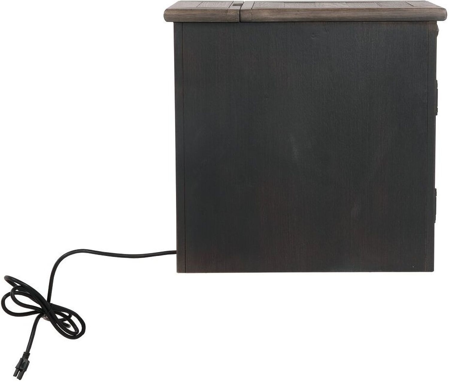 Tyler Creek Brown and Black Chairside End Table T7367