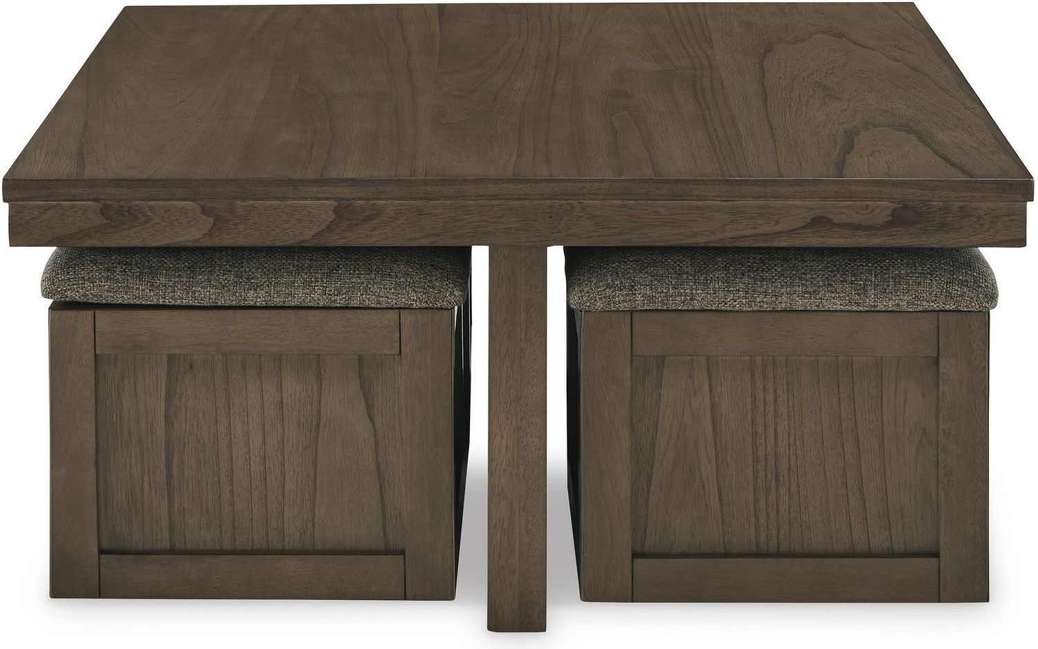 Boardernest Brown Coffee Table With 4 Stools T73820