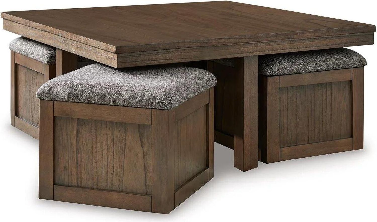Boardernest Ocassional Table Set In Brown T738T1