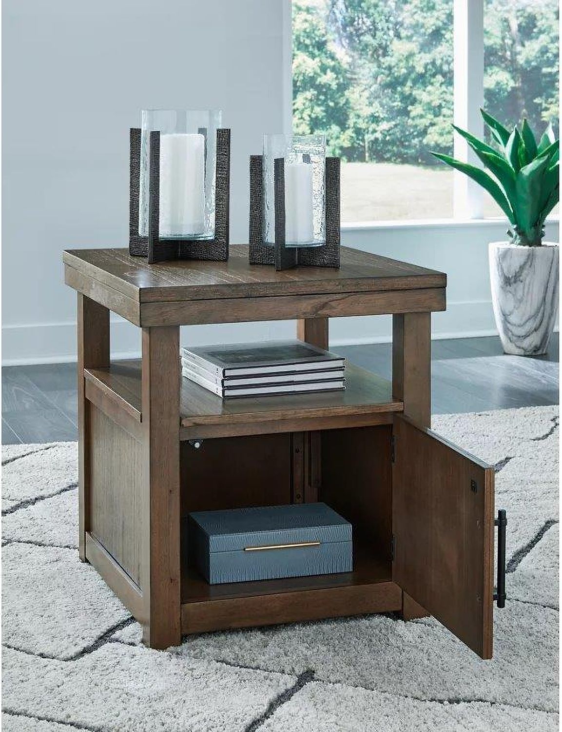 Boardernest Ocassional Table Set In Brown T738T1