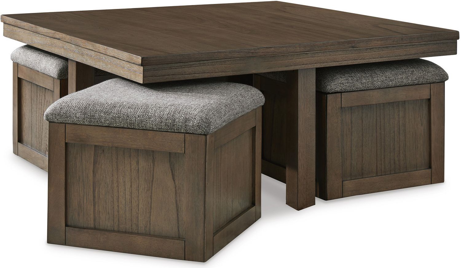 Boardernest Ocassional Table Set In Brown T738T1