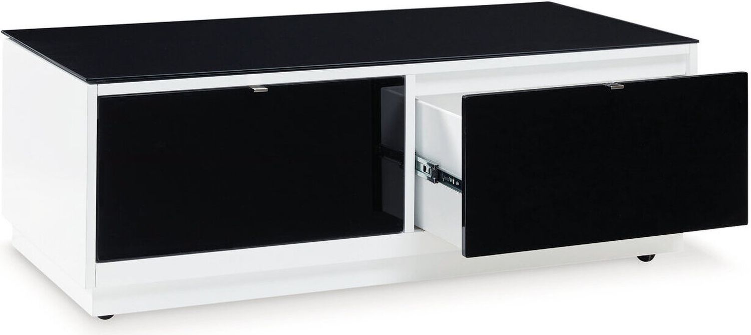 Gardoni Coffee Table In White And Black T7561