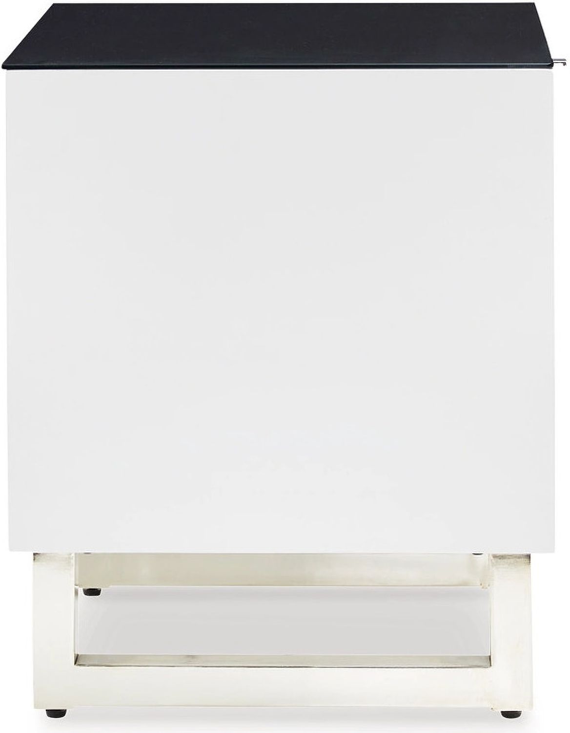 Gardoni End Table In White And Black T7563