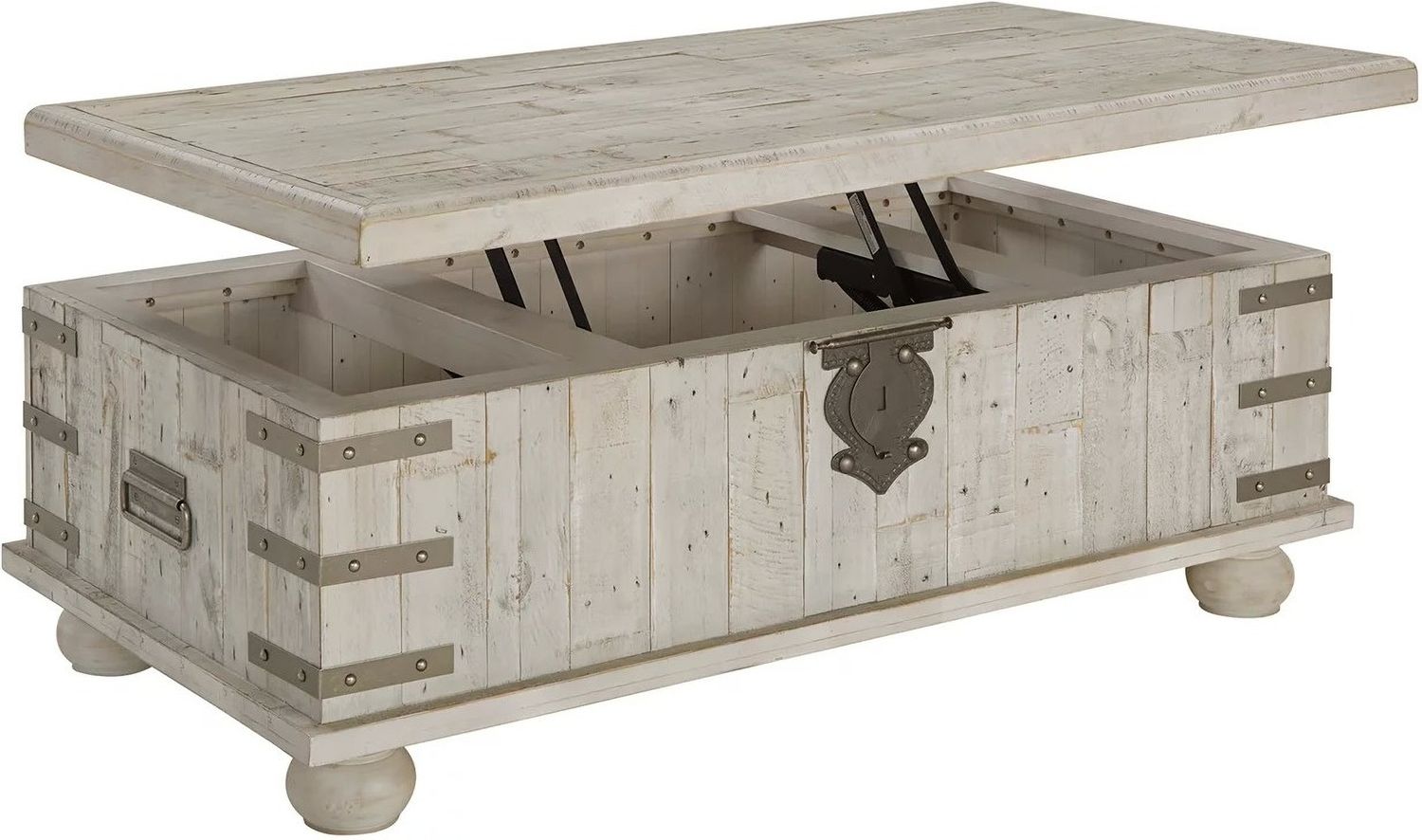 Carynhurst White Lift Top Cocktail Table T7579