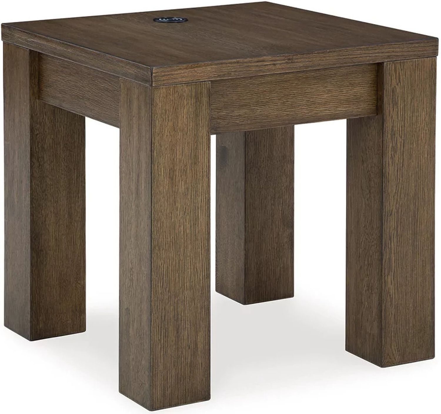 Rosswain End Table In Warm Brown T7632
