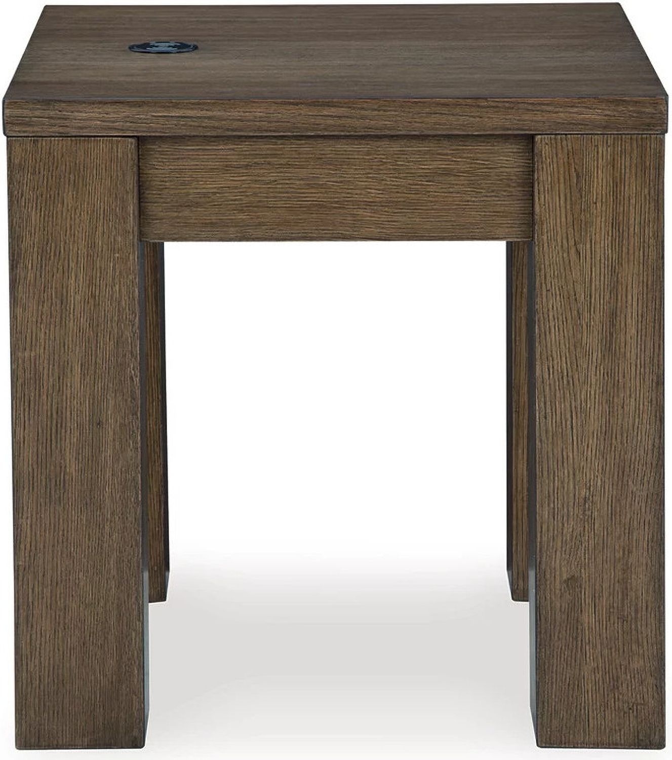 Rosswain End Table In Warm Brown T7632
