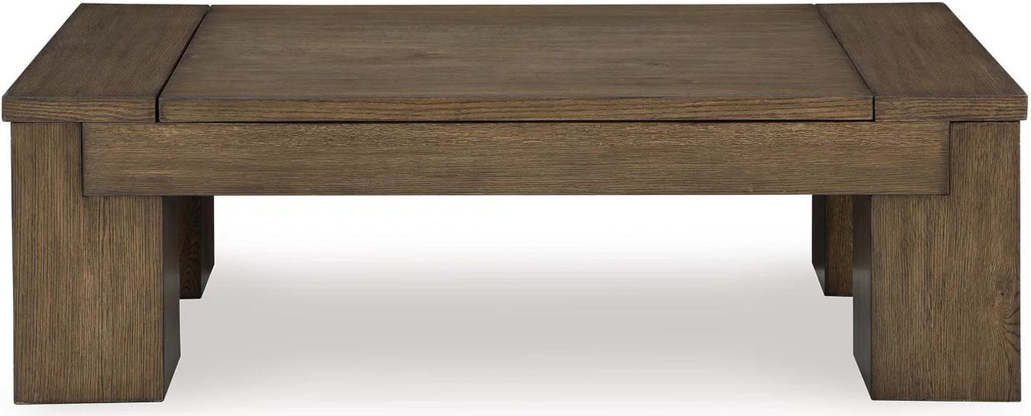 Rosswain Lift-Top Coffee Table In Warm Brown T7639