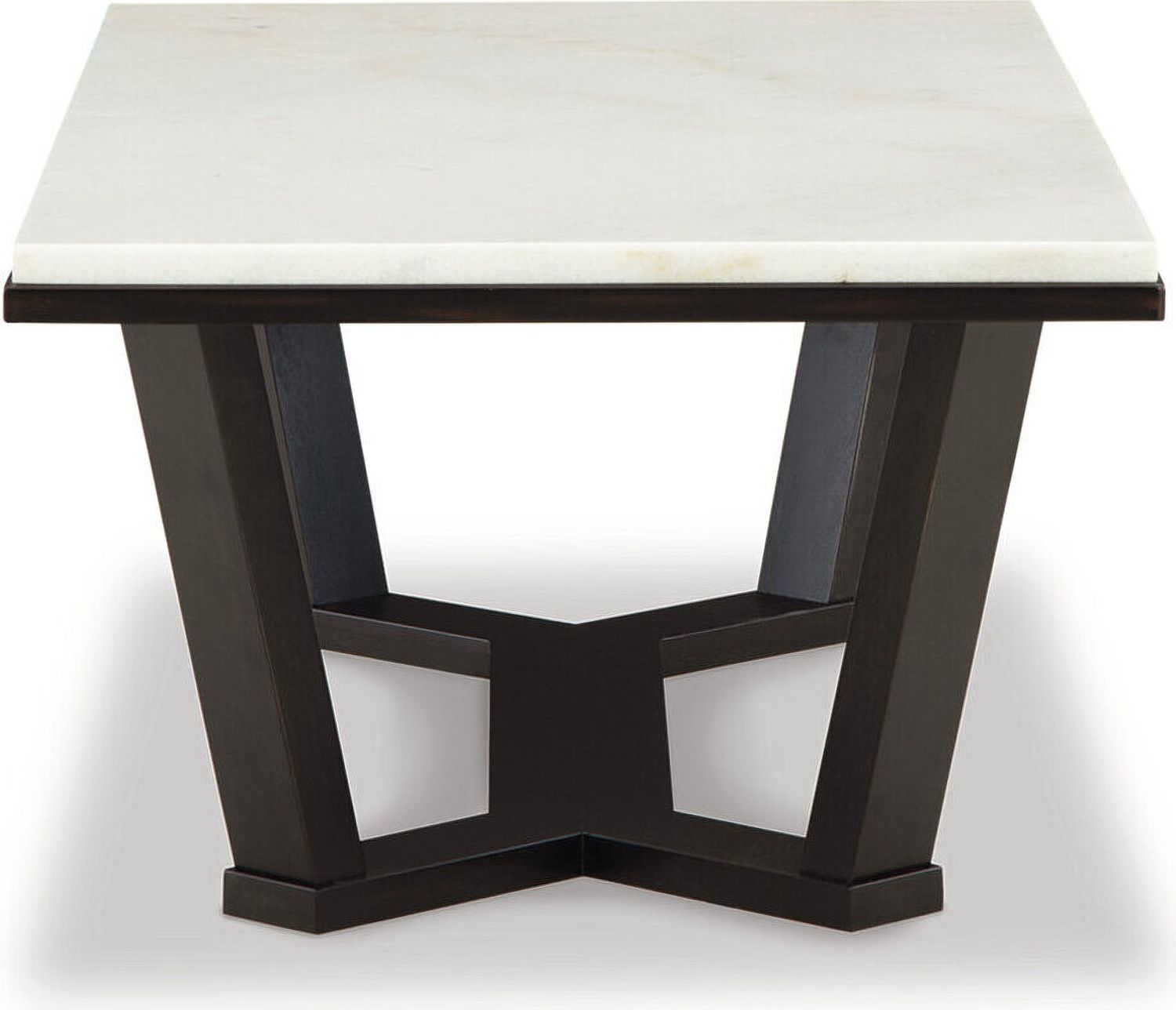 Fostead White And Espresso Rectangular Cocktail Table T7701