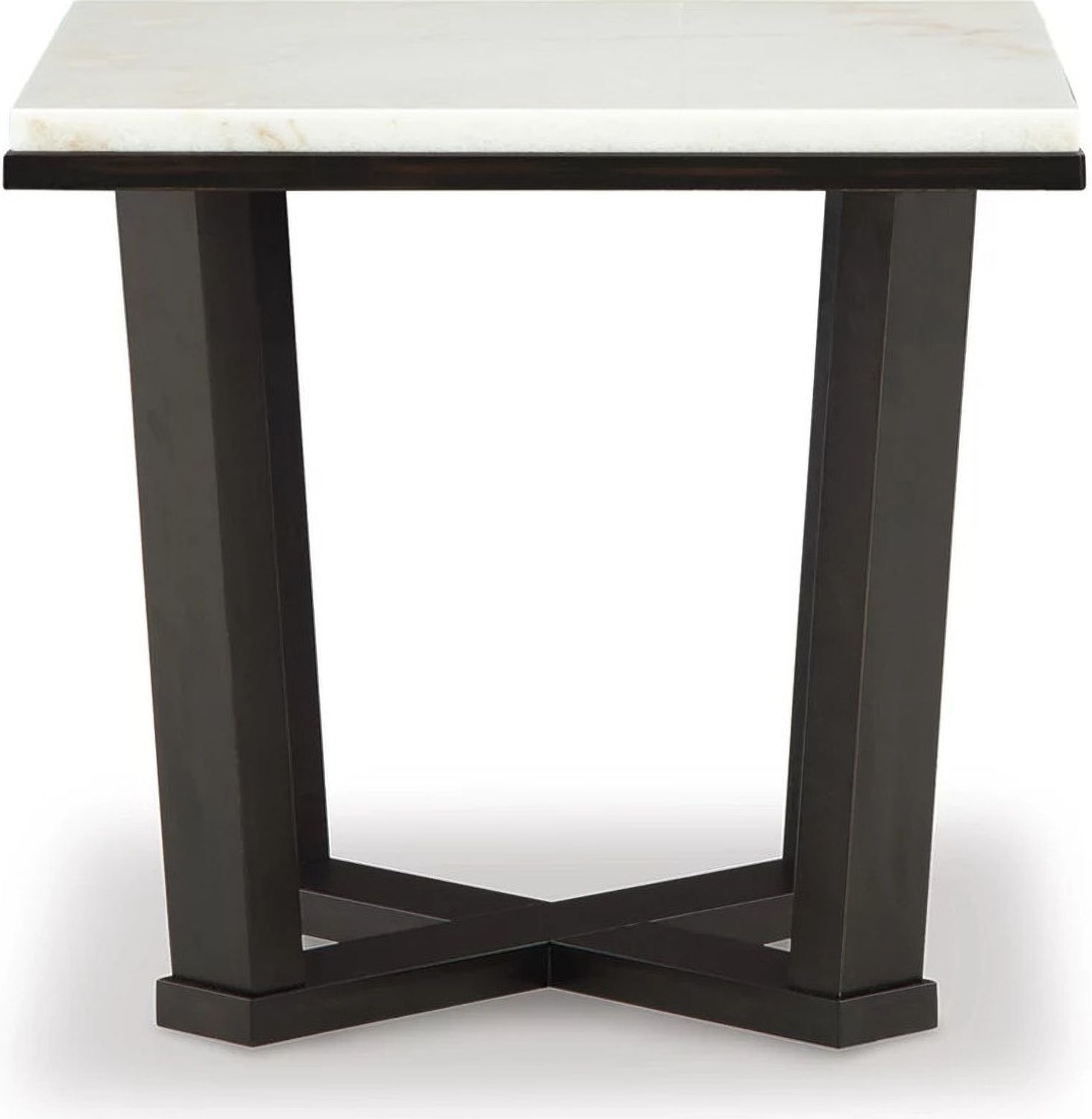 Fostead Occasional Table Set In White and Espresso T770T1