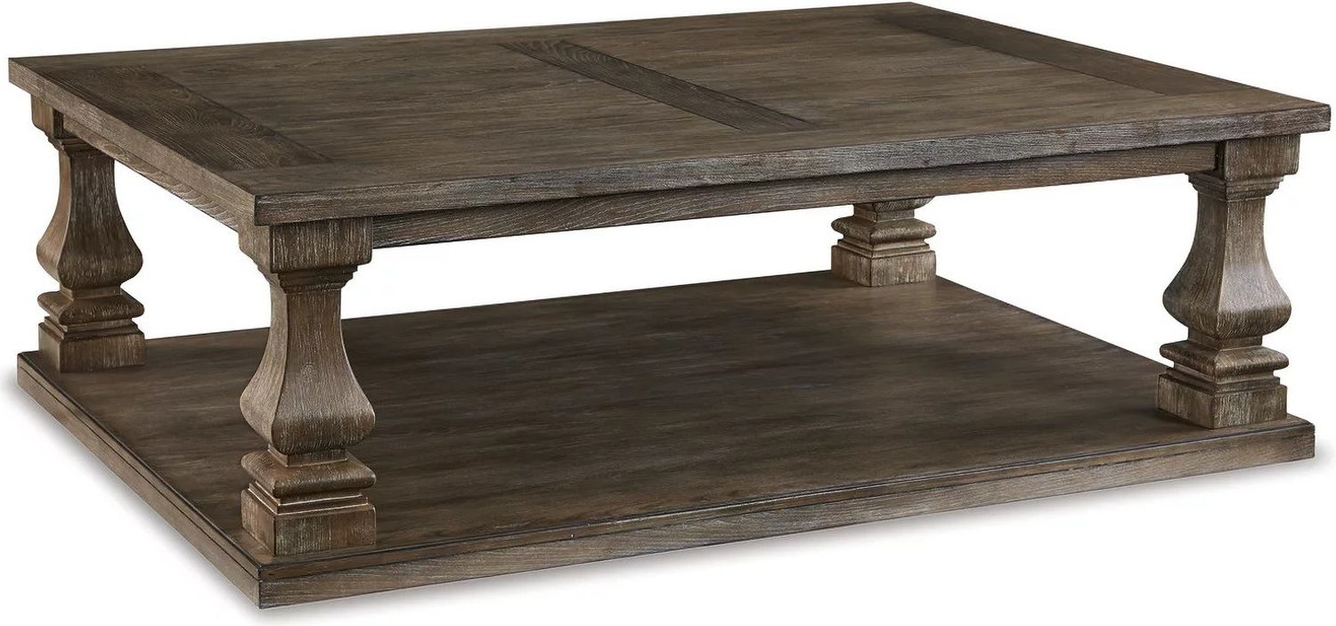 Johnelle Gray Rectangular Cocktail Table T7761