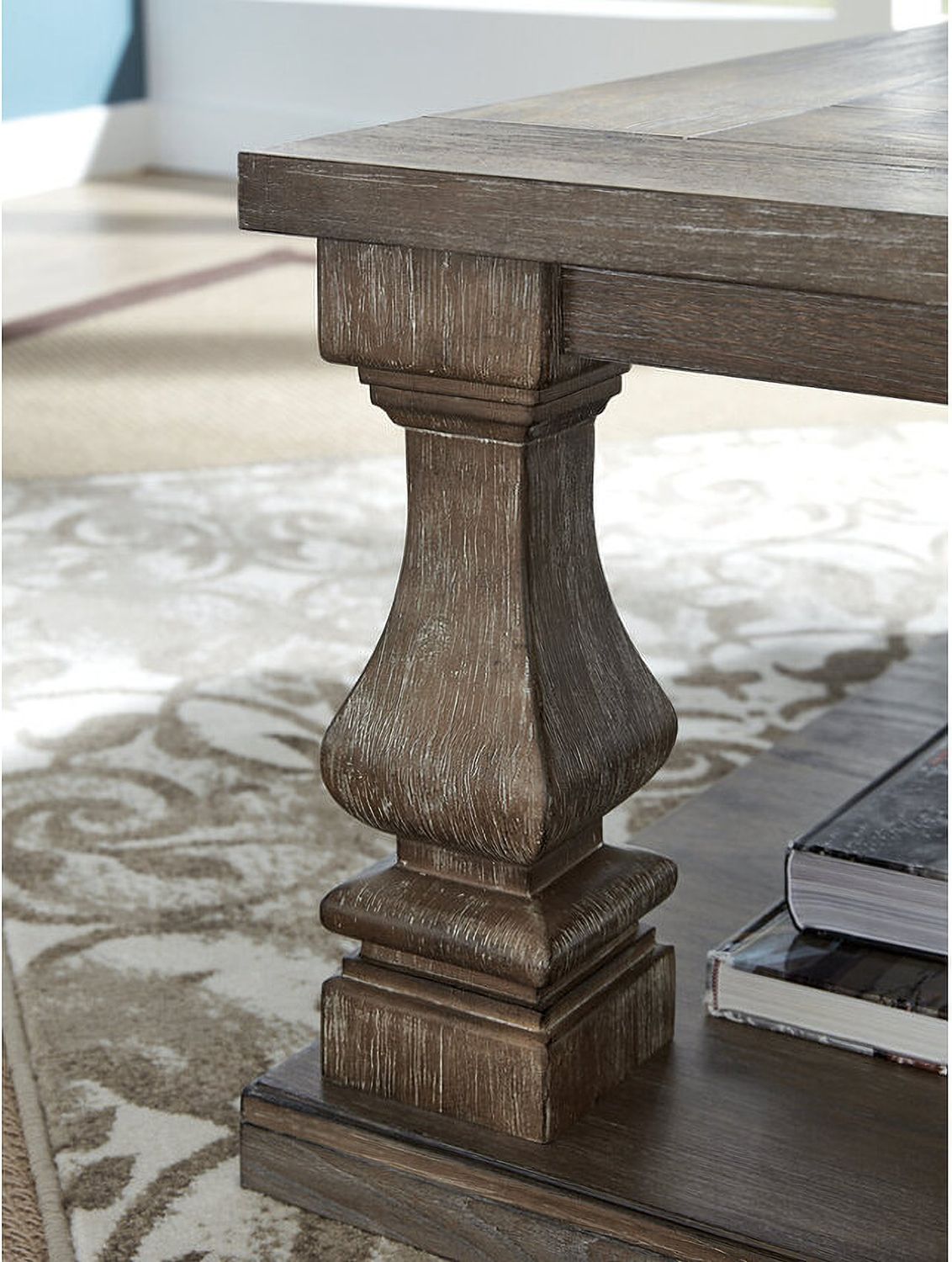 Johnelle Gray Rectangular Cocktail Table T7761