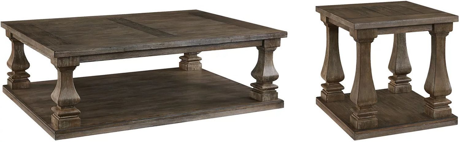 Johnelle Gray Rectangular Cocktail Table T7761