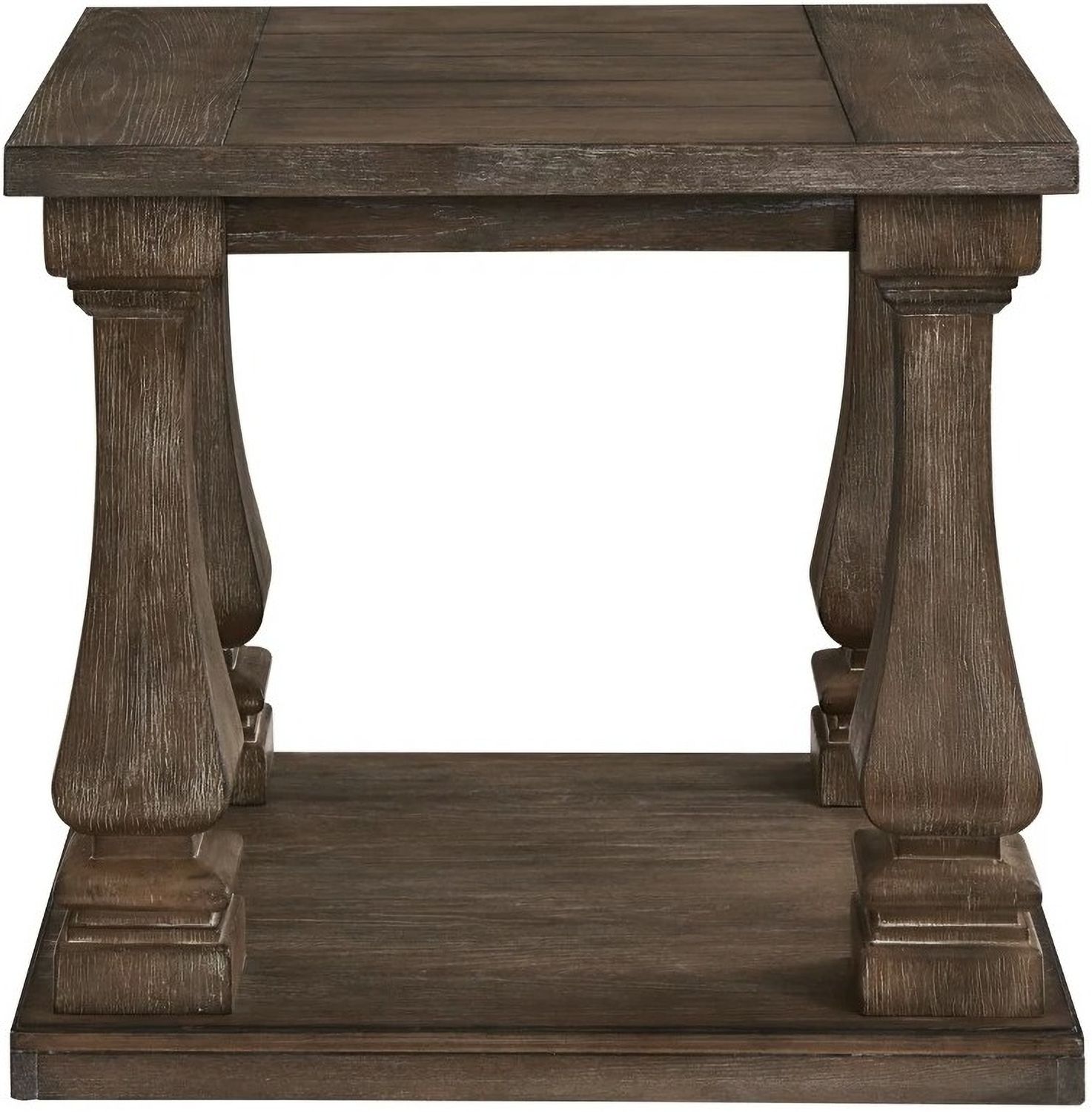 Johnelle Gray Rectangular End Table T7763