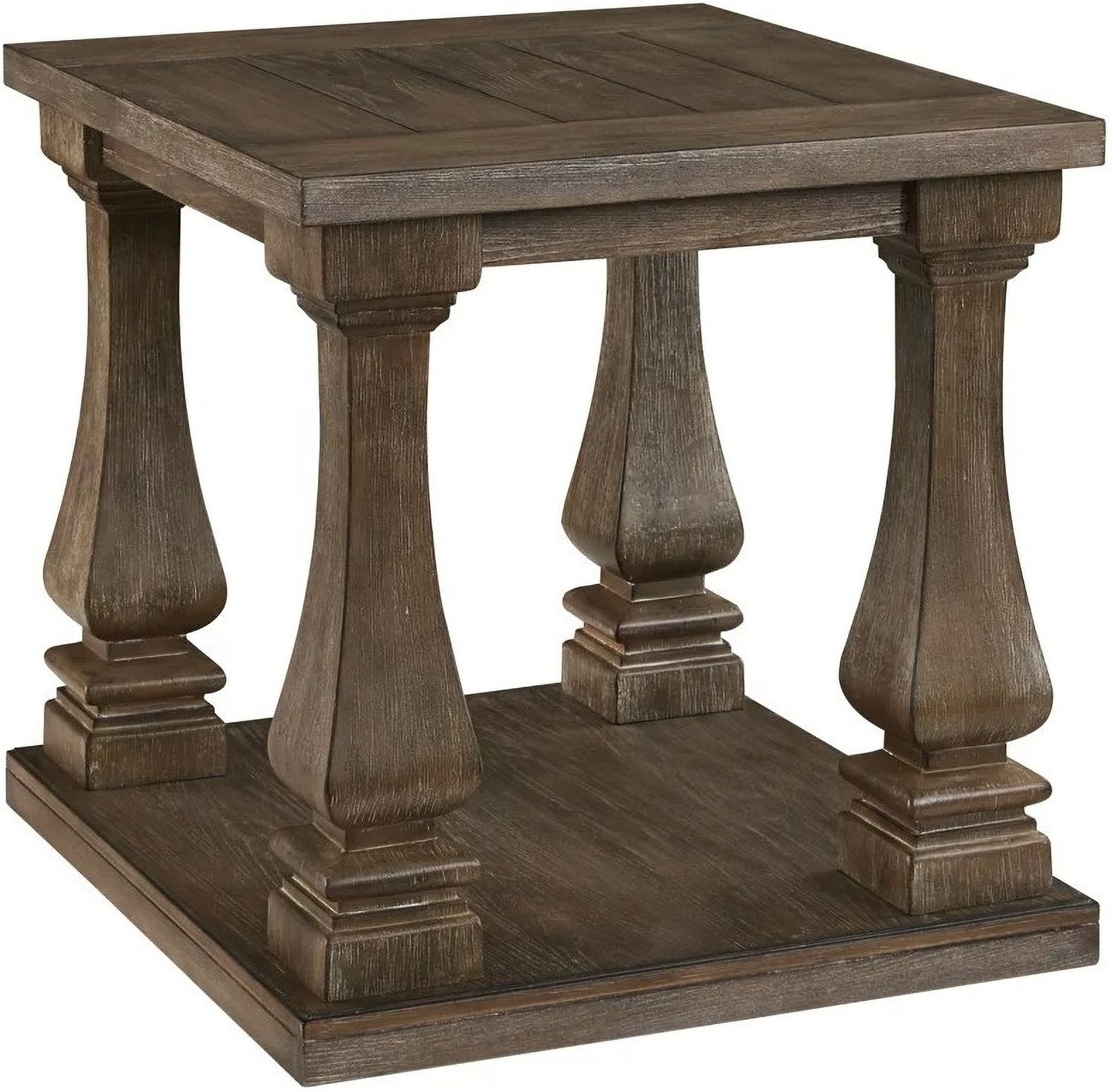 Johnelle Gray Rectangular End Table T7763