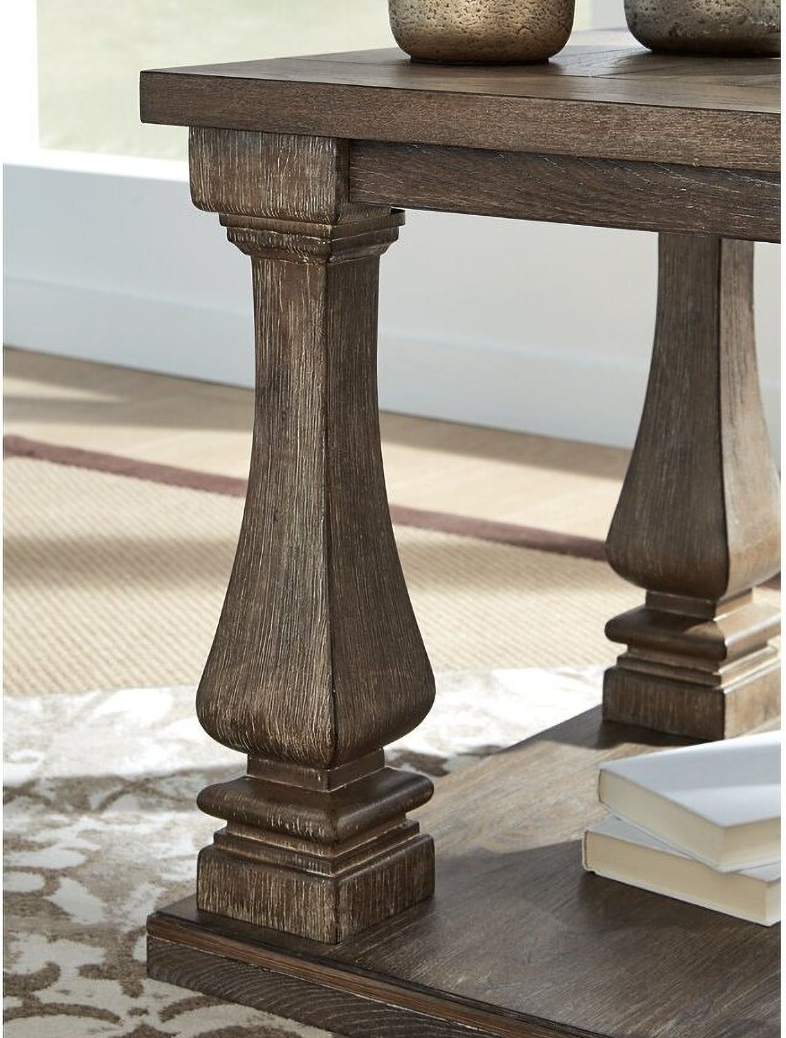 Johnelle Gray Rectangular End Table T7763