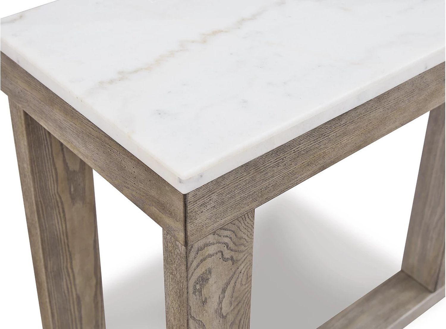 Loyaska Brown And Ivory Sofa Table T7894