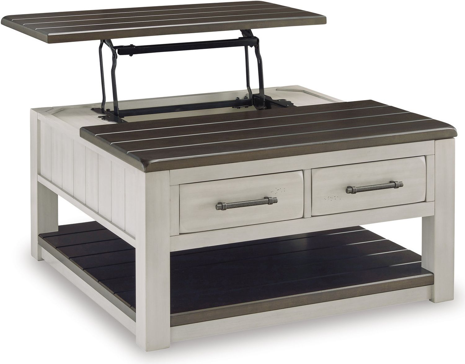Darborn Gray/Brown Lift Top Coffee Table T79600