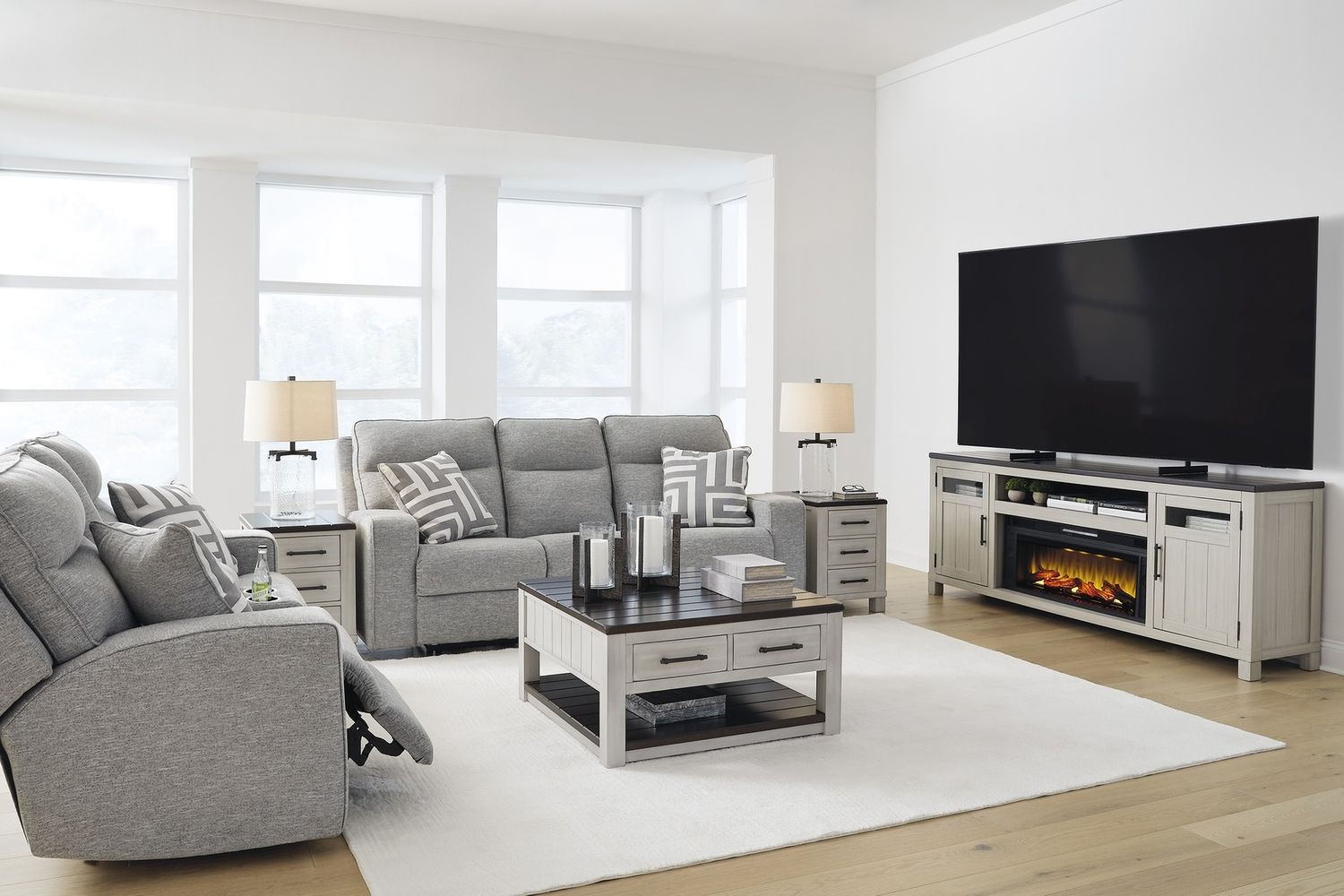 Darborn Gray/Brown Lift Top Coffee Table T79600