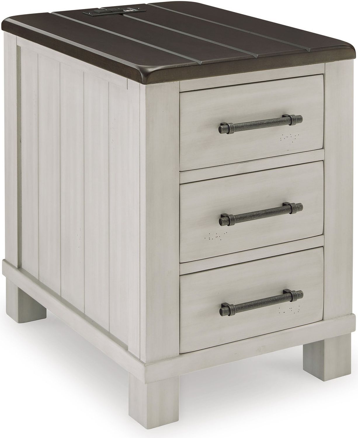 Darborn Gray/Brown Chairside End Table T7967
